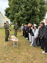 Экскурсия для воспитанников военно-патриотического лагеря