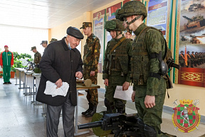 Ветераны журналистики в гостях у минских гвардейцев