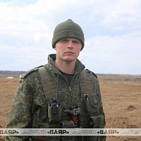На полигоне «Лепельский» проходят занятия с военнообязанными, призванными из запаса 