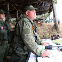 Под Борисовом завершилось командно-штабное учение с военнообязанными