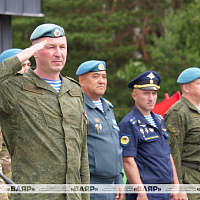 Торжественное открытие XXII открытого чемпионата Вооружённых Сил Республики Беларусь по парашютному спорту