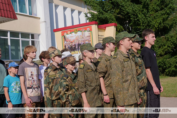 На базе 120 омбр состоялось открытие спортивно-патриотического лагеря «Гвардейцы»