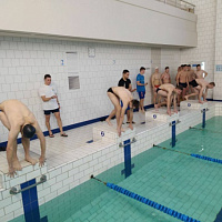 Чемпионат Военной академии по плаванию