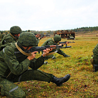 В воинских частях и соединениях проходят мероприятия боевой подготовки