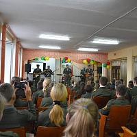 Военнослужащие 38 одшбр посетили школу в Калинковичах