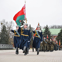 Церемония возложения цветов в мемориальном комплексе «Брестская крепость-герой»