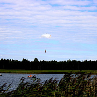 Военнослужащие 5 обрСпН выполнили десантирование на воду из вертолёта