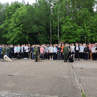 В гостях у военных кинологов