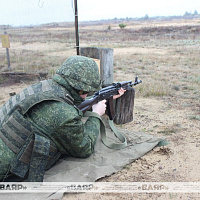 Занятие по огневой подготовке с новым пополнением 6 омбр