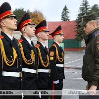 В Военной академии Беларуси состоялся X Республиканский смотр-конкурс по строевой подготовке среди суворовцев, кадетов и лицеистов
