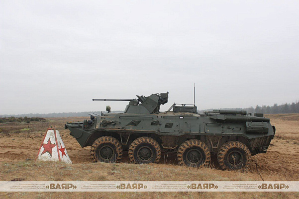 Плановые занятия по огневой подготовке с одним из механизированных подразделений 6 омбр