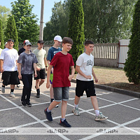В расположении военного факультета в ГрГУ имени Янки Купалы сегодня была открыта смена военно-патриотического лагеря