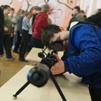 Школьники в гостях у гвардейцев