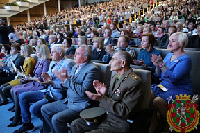 Акция «Беларусь адзiная» в Гродно
