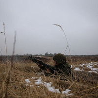 Гвардейцы выполнили упражнения стрельб из стрелкового оружия и БМП-2