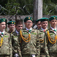 Открытие военно-патриотического лагеря 