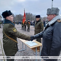 Новобранцы Гродненского гарнизона приняли Военную присягу