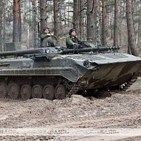 На 227-м общевойсковом полигоне проходит комплексное тактическое занятие с гвардейцами 120 омбр