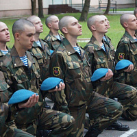 Ритуал посвящения нового пополнения в разведчики