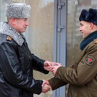 Военнослужащие Могилёвского гарнизона получили ключи от арендного жилья в Могилёве