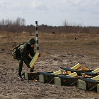 Полевой выход 111-й гвардейской артиллерийской бригады