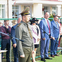 Военнослужащие приняли участие в праздничных мероприятиях,  посвященных Дню знаний