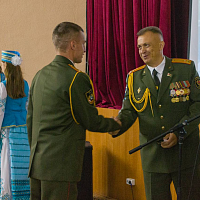 Торжественное собрание в честь 83-летия 74-го отдельного полка связи