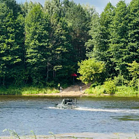 Военнослужащие 6 омбр преодолели водную преграду