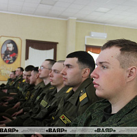 Чествование военнослужащих 65 автбр и 36 дмостбр, выслуживших установленные сроки срочной военной службы
