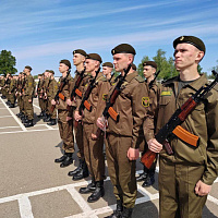 Военную присягу приняли