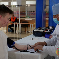 Тренировка по приему военнообязанных