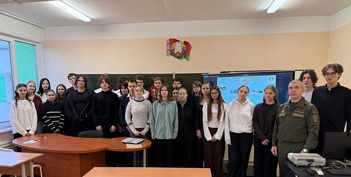 Представители военно-технического факультета в БНТУ провели профориентационную работу