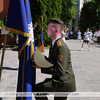 На военном факультете в Белорусском государственном университете прошел 17-й выпуск офицеров