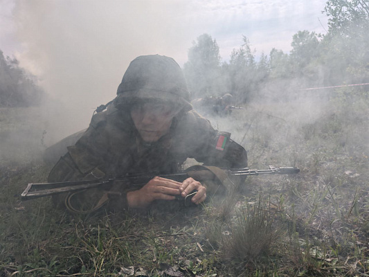 Комплексные контрольные занятия с военнослужащими нового пополнения