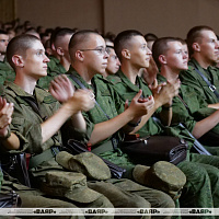 Группа «Чёрные береты» выступила для личного состава Военной академии Республики Беларусь