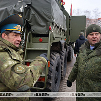 Торжественное вручение техники подразделениям сил специальных операций в 103 овдбр