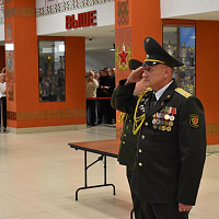 Военную присягу приняли новобранцы спортивной роты