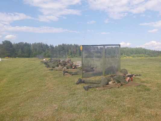 Занятие по огневой подготовке