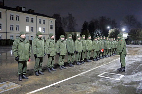 Общебригадная вечерняя поверка личного состава