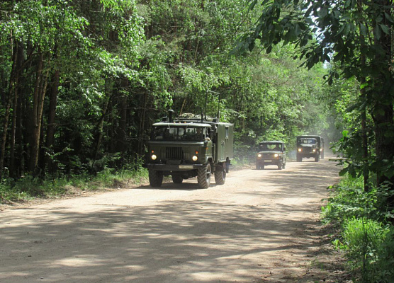 Военнослужащие из числа нового пополнения совершили 50-километровый марш