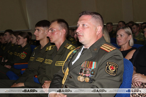 Торжественное собрание, посвященное 20-летию со дня образования военного факультета в ГрГУ имени Янки Купалы