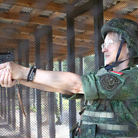 Занятия по огневой подготовке с личным составом 11 омбр