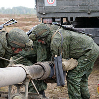 На полигоне Брестский стреляют «Грады»