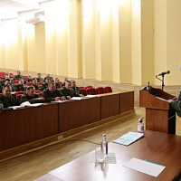 Занятие с офицерами органов военного управления