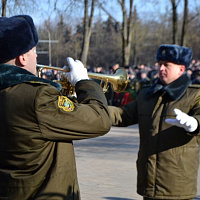 Митинг-реквием, посвященный Дню памяти воинов-интернационалистов, прошел в Гродненском гарнизоне