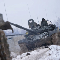 Проверка одного из танковых батальонов 19 омбр