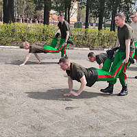 Военно-спортивные соревнования прошли в ЦТехО 72 ОУЦ