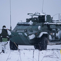 Гвардейцы совершили марш