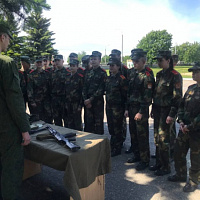 Военнослужащие в/ч 29969 продолжают активно участвовать в военно-патриотическом воспитании учащейся молодёжи 