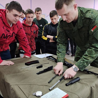 В рамках военно-спортивного многоборья
